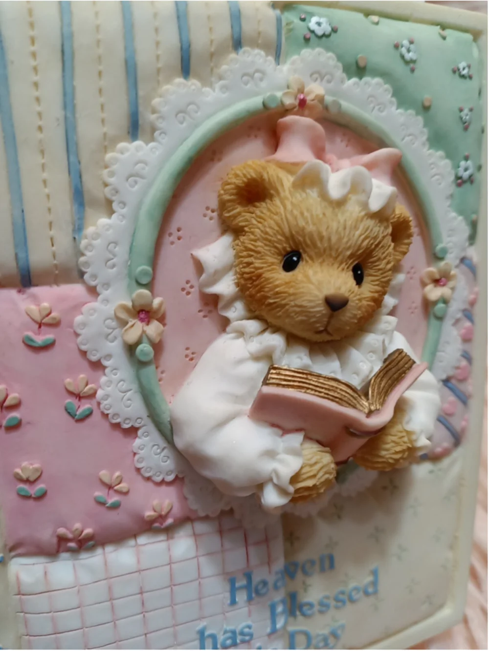 Cherished Teddies Heaven Has Blessed this Day Bible And Holder New Test Psalms